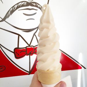 Ice cream cone!  at Liberation Kitchen in Chicago