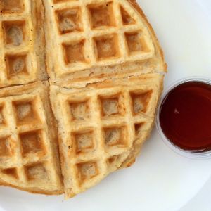 Vegan Belgian Waffle at Liberation Kitchen in Chicago