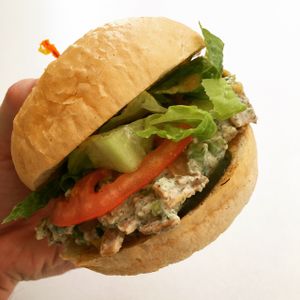 Chick Salad Sandwich. at Liberation Kitchen in Chicago