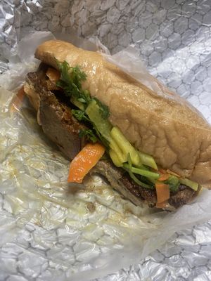 Banh mi  at Liberation Kitchen in Chicago