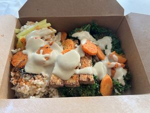 Togarashi bowl  #Veganuary at Liberation Kitchen in Chicago