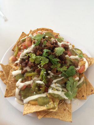 nachos at Liberation Kitchen in Chicago