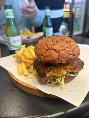 vegan burger  at Akasya Street Food Corner in Adalar