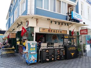 Outside at Akasya Street Food Corner in Adalar
