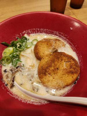 Plant based akamaru ramen at Ippudo Ramen - Shijo Karasuma in Kyoto
