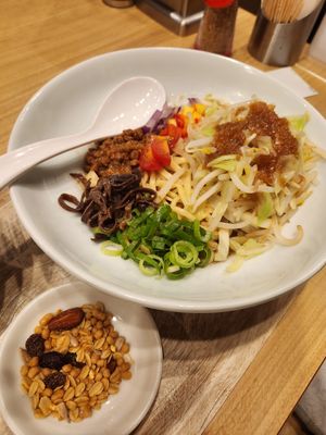 Peace & love mazemen at Ippudo Ramen - Shijo Karasuma in Kyoto