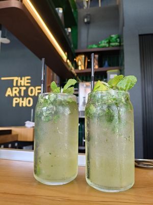 Ice Mint Soda at VietSmith - Pacific Plaza in Central Singapore