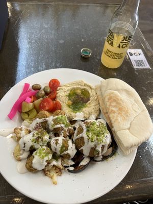   at Wazzup Falafel in Northcote