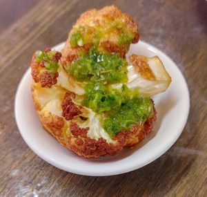 Cauliflower side at Wazzup Falafel in Northcote