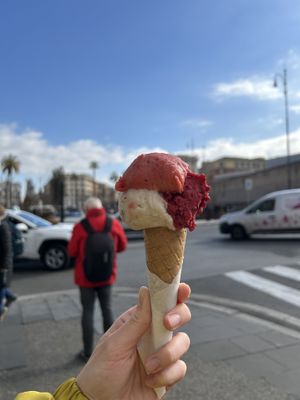   at Old Bridge Gelateria   in Rome