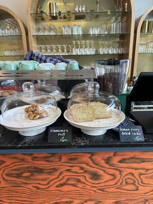 Vegan pastries!   at Luddites Books & Wine in Antwerpen