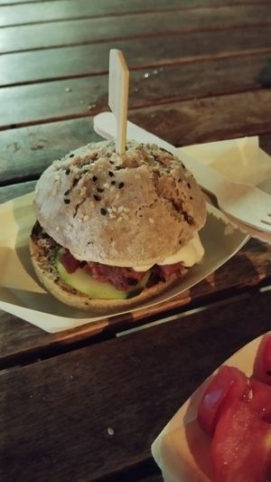 Jackfruit at AguaViento WaterWind EcoVegan Food Truck - Marbella in Marbella