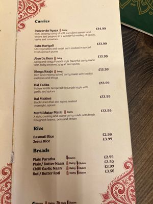 Curries  at Keep Chaating in London