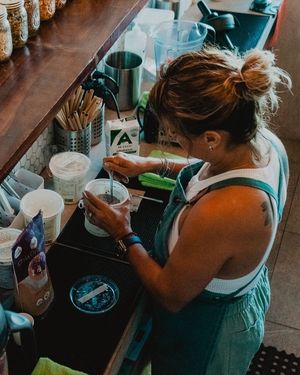 Every smoothie and dish we prepare is infused with care and passion to offer you the best.  at Da Bohie in Bucerias