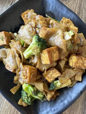 Tofu Pad See Ew (no egg if vegan)  at Spoon + Fork in Mckinney
