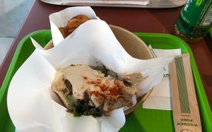 Baba ganouche Sandwich  at Falafel Brothers - Harajuku in Tokyo