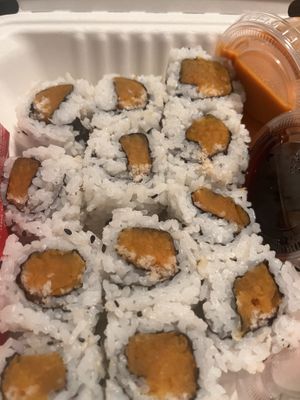 Sweet potato rolls  at Momo & Sushi Cafe in West Chester