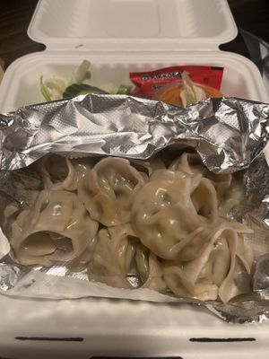 Potato momo  at Momo & Sushi Cafe in West Chester