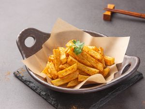 孜然土豆   at Ru Pure Vegan - 博华广场店 in Shanghai