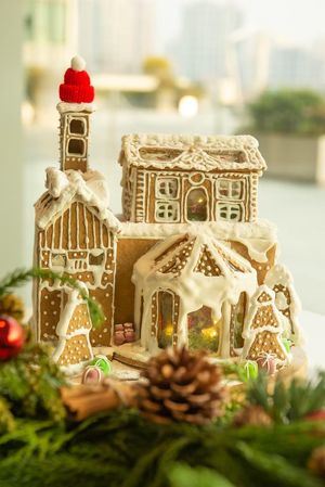 圣诞姜饼屋  at Ru Pure Vegan - 博华广场店 in Shanghai