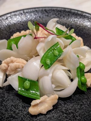 Lotus flower salad at Ru Pure Vegan - 博华广场店 in Shanghai