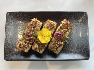 My first course, pumpkin with mustard & quinoa  at Ru Pure Vegan - 博华广场店 in Shanghai