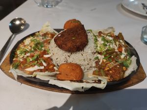 Vegan meal from the menu at WTF - What Tasty Food in Kuala Lumpur