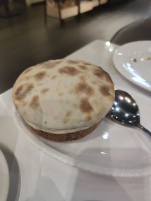 Vegan hot meal with veggies inside at WTF - What Tasty Food in Kuala Lumpur