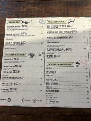 Menu may  at Full Lotus Mindful Kitchen in Coron