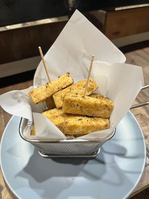bomb ass tofu sticks  at Full Lotus Mindful Kitchen in Coron