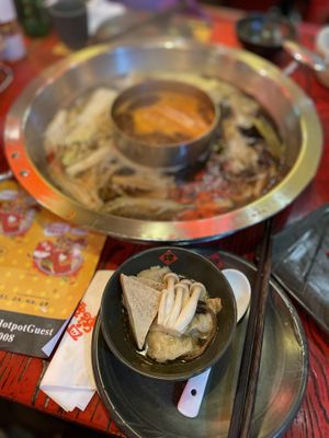 Soup  at Tan Hotpot in Melbourne