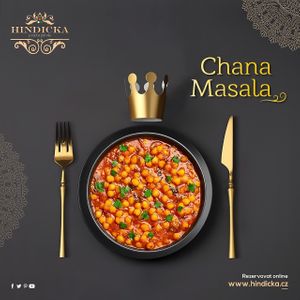 Chana masala at Hindicka in Kutna Hora