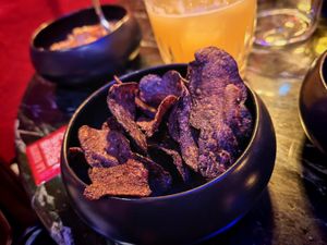 Violet chips at Speechless in Paris