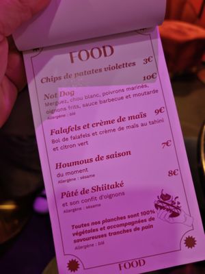 Vegan tapas at Speechless in Paris