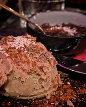 Shiitake pâté
with onion confit at Speechless in Paris