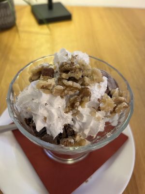 Ice cream dessert  at REDEFINE -  Soul Food in Salzburg