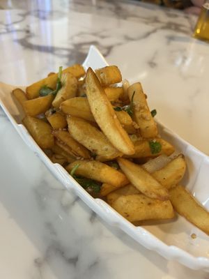 Salt and pepper chips   at Infusion 2018 in Newcastle Upon Tyne