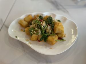 Spicy tofu - Infusion 2018, Newcastle upon Tyne  at Infusion 2018 in Newcastle Upon Tyne