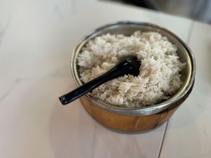 Boiled rice - Infusion 2018, Newcastle upon Tyne  at Infusion 2018 in Newcastle Upon Tyne