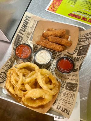 O Rings & Mozz Sticks  at Ruby D's Burger Joint in Tulsa