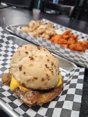 Veganized Arby's sandwich at Ruby D's Burger Joint in Tulsa