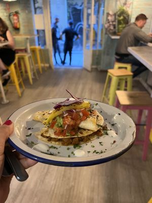 Quesadilla  at MonChidos in Barcelona