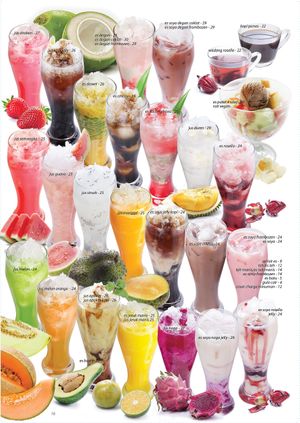 drinks , juices at O Jamur - Katamso Janti in Surabaya