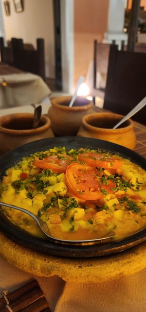 Moqueca de palmito at Restaurante O Casarão in Cairu