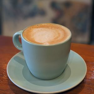 Vegan Hazelnut Latte w Oatside at The Trend Cafe - Bistro in Central Singapore