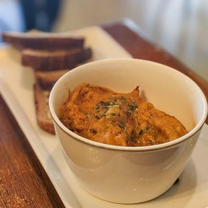 Vegan Monkeyhead Mushroom Curry w Homemade Sourdough Slices at The Trend Cafe - Bistro in Central Singapore