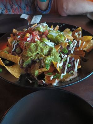 Vegan nachos at Alto Cinco in Syracuse