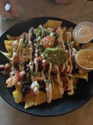 Vegan nachos  at Alto Cinco in Syracuse
