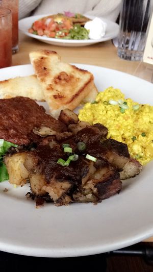 Tofu Scrambler at Alto Cinco in Syracuse