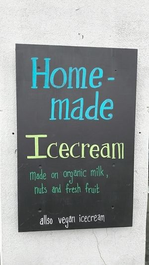 Vegan ice cream options! at Isobar in Copenhagen